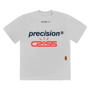 NEW Travis Scott Cactus Jack Precision White T-Shirt Adult Size Small SS21 RARE